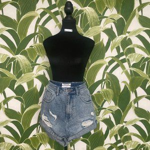 One Teaspoon Distresed denim 'High waist Bandits'